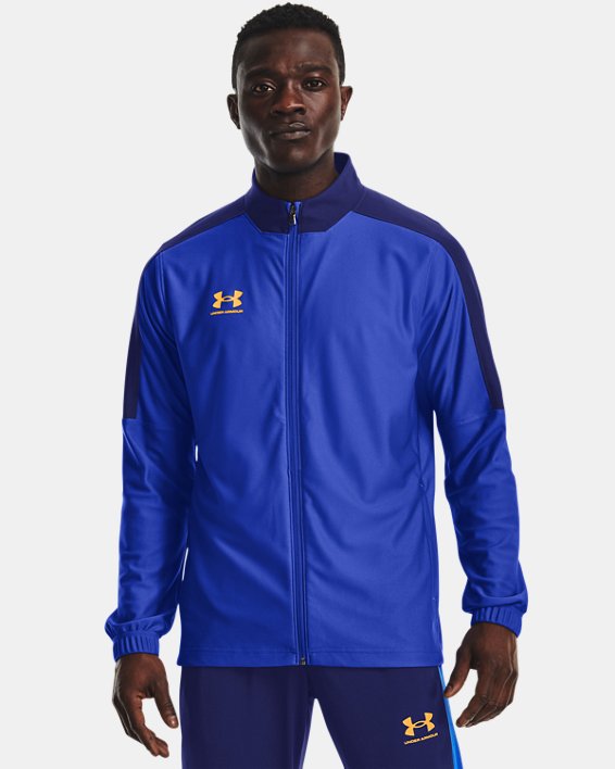 Men's UA Challenger Track Jacket, Blue, pdpMainDesktop image number 0